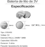 PGSONIC cr2450 litijeve baterije - 20 kosov - slika 2