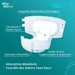 WHYWORRY odrasle plenice S 15 kos - slika 7
