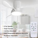 SLOCHI LED stropna svetilka z ventilatorjem in daljinski upravljalnikom - slika 4
