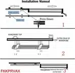 FKKPRVAX - izvlečna palica omare 350 mm - slika 5