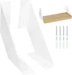 QWORK – Nosilci polic 15 cm, 2 kosa