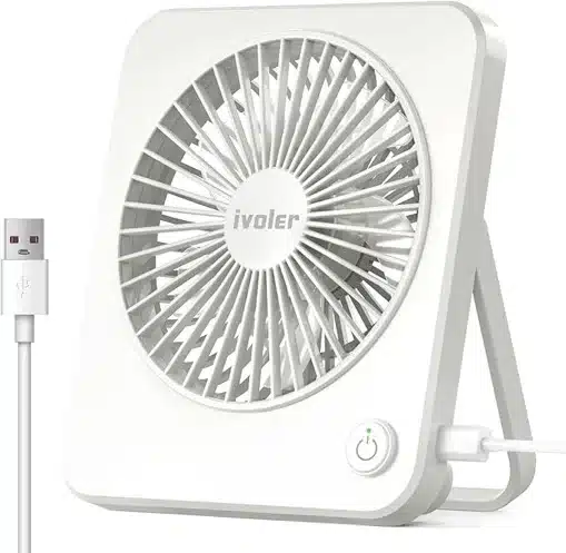 61PNn05a50L._AC_SX679_ ivoler usb mini ventilator - bel - slika 1
