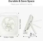 ivoler usb mini ventilator - bel - slika 2