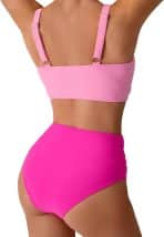 PONCEAU dvodelne pink push-up kopalke - XL - slika 3