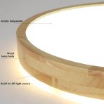 YYUTLUO 36 W Lesena zatemnitvena stropna LED svetilka z daljinskim upravljalnikom - slika 3