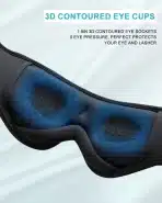 LC-dolida 3D spalna maska z Bluetooth – modra - slika 2