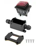 QWORK – IP65 vodotesno linijsko stikalo z indikatorjem (220 V, 30 A) - slika 3