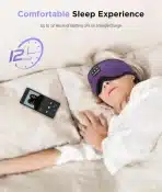 LC-dolida 3D spalna maska z Bluetooth – vijolična - slika 3