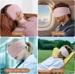 LC-dolida spalna maska z Bluetooth – Sakura Pink - slika 2