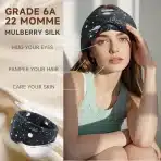 LC-dolida spalna maska z Bluetooth – Starry Sky Black - slika 7