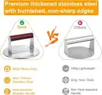 LUMVEX – Nerjavni burger pritiskač 16cm - slika 5