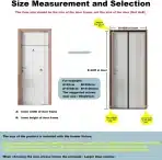WENT mrežasta vrata z magnetom 105 x 210 cm - slika 4