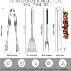hosck 7-delni BBQ set – iz nerjavnega jekla - slika 4