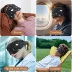 LC-dolida spalna maska z Bluetooth – Starry Sky Black - slika 4