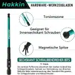 Hakkin – 11 kosov 100 mm Ball Head Hex nastavki - slika 5