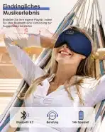 LC-dolida 3D spalna maska z Bluetooth – temno modra - slika 2