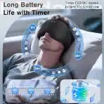 LC-dolida 3D spalna maska z Bluetooth – črna - slika 2