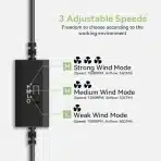 ELUTENG - usb ventilator 120 mm s termostatom - slika 5