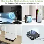ELUTENG - usb ventilator 120 mm s termostatom - slika 6