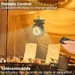 GOBRILLFUN baterijski namizni ventilator s sponko - slika 4