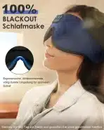 LC-dolida 3D spalna maska z Bluetooth – temno modra - slika 5