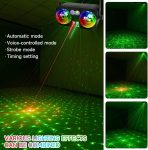 POCRSRET 6-v-1 disko LED svetlobna krogla za zabave - slika 4