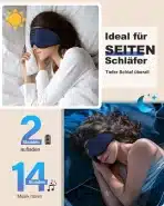 LC-dolida 3D spalna maska z Bluetooth – temno modra - slika 6