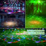 POCRSRET 6-v-1 disko LED svetlobna krogla za zabave - slika 3