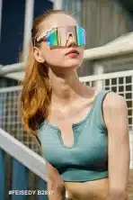 Feisedy športna kolesarska očala Rainbow-Mirror - slika 6