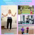 SONKOLORO pametni obteženi hula hoop - slika 4
