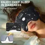 LC-dolida spalna maska z Bluetooth – Starry Sky Black - slika 6