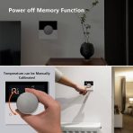 KETOTEK pametni WiFi sobni termostat 3A za talno ogrevanje in plinske kotle - slika 2