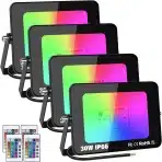 YOJZMA – rgb led reflektor 30w 4 kosi