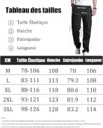Generic - moške cargo hlače z elastiko in žepi - XXXL 56 - slika 4