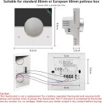 KETOTEK pametni WiFi sobni termostat 3A za talno ogrevanje in plinske kotle - slika 7