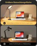 EDISHINE – led namizna svetilka 55 cm - slika 3