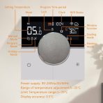 KETOTEK pametni WiFi sobni termostat 3A za talno ogrevanje in plinske kotle - slika 3