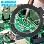 GABORISH Namizna povečevalna svetilka 12× z LED osvetlitvijo - slika 2