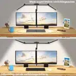 EPABINA LED namizna svetilka 24 W 1500 lm s sponko - slika 2
