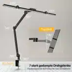 EPABINA LED namizna svetilka 24 W 1500 lm s sponko - slika 3