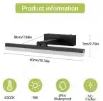 Comely – led ogledalna svetilka 40 cm - slika 5