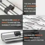 Bwintech – evro cilinder 30 - 40 mm - slika 7