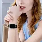 NETOLO Kovinski pašček za Apple Watch 42 mm 44 mm 45 mm 49 mm - slika 7