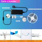 INDARUN – pametni COB LED trak RGBW 10 m z Wi-Fi upravljanjem - slika 6