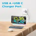 SZELAM – rgb digitalna budilka z usb polnjenjem - slika 2