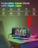 SZELAM – projekcijska rgb budilka z usb-c - slika 8