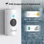 TECKNET – brezžični hišni zvonec 1 kos - slika 6