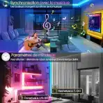 INDARUN – pametni COB LED trak RGBW 10 m z Wi-Fi upravljanjem - slika 4