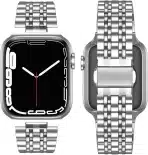 ANLINSER Kovinski pašček za Apple Watch 41 mm - slika 3