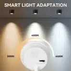 CANMEIJIA – nadgradni led reflektor 7 w 4 kosi - slika 3